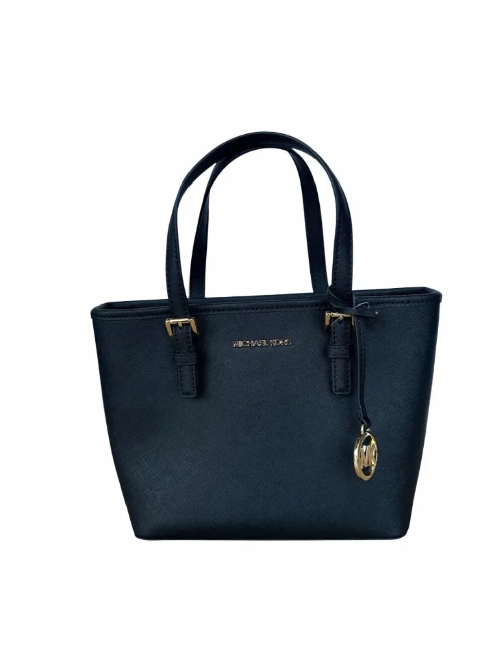 Michael Kors Jet Set Travel Extra-Small Black Zip Tote Bag